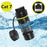 Single Port Cat 7 RJ45 Shielded Copper Ethernet Waterproof Connector Adapter for Outdoor / Industrial Use - 3