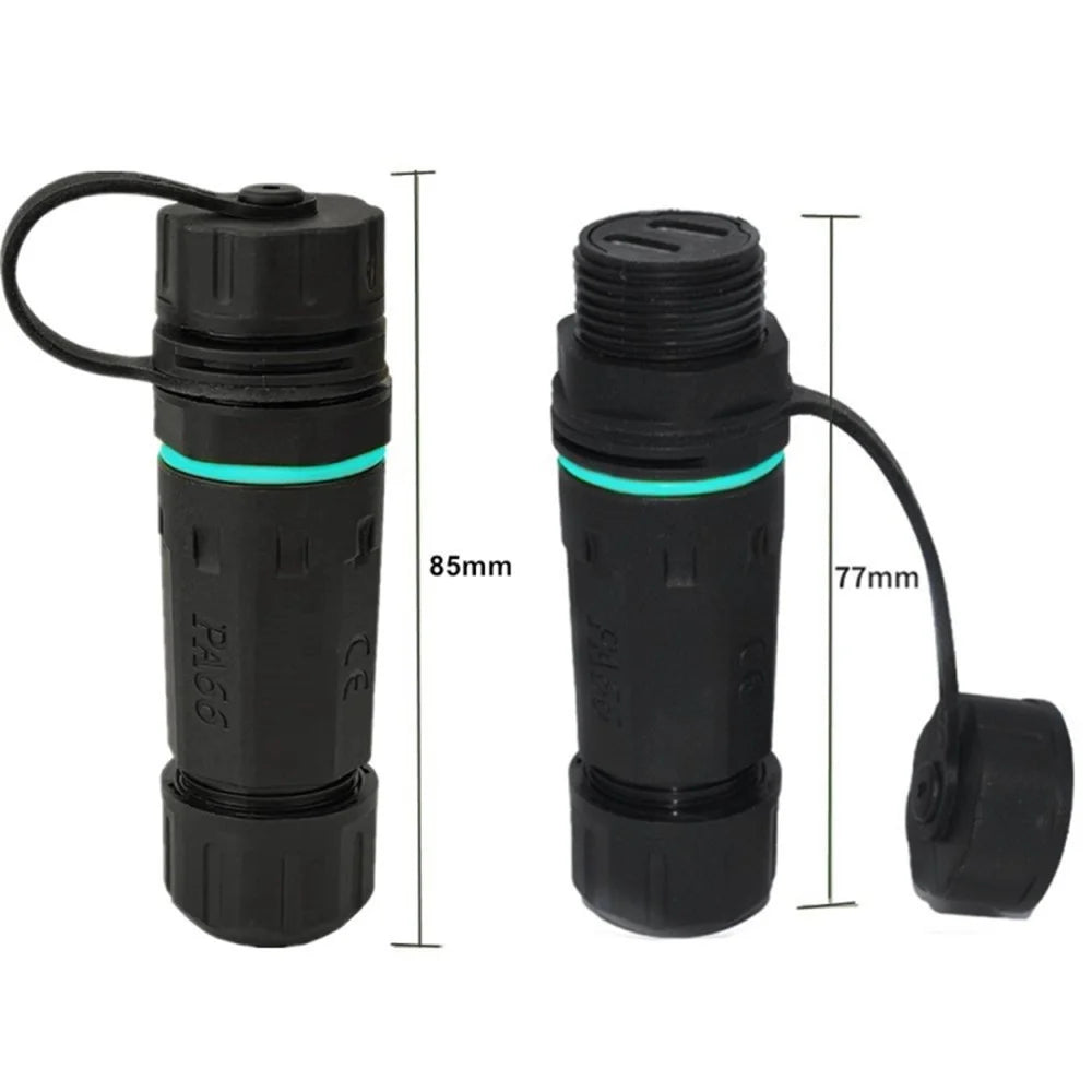 10Gbps IP68 Waterproof Dual Type-C Female to Female Adapter with Protective Cap - 5