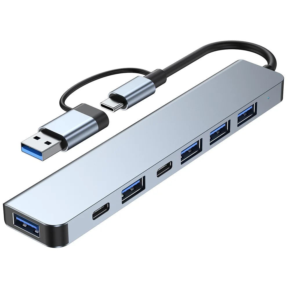 2217TU 7-in-1 Laptop Tablet USB Hub Expansion Dock USB 3.0  /  USB-C Multi-Port Adapter - 1