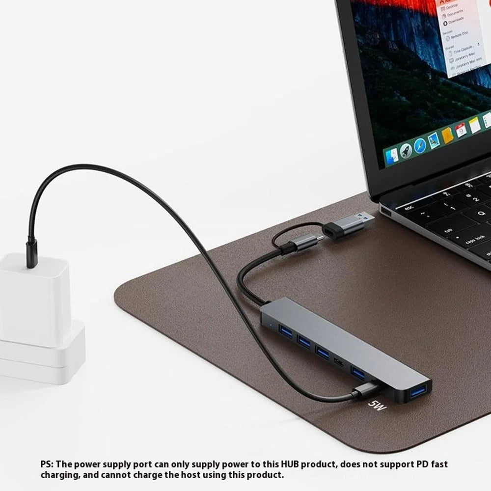 2217TU 7-in-1 Laptop Tablet USB Hub Expansion Dock USB 3.0  /  USB-C Multi-Port Adapter - 2