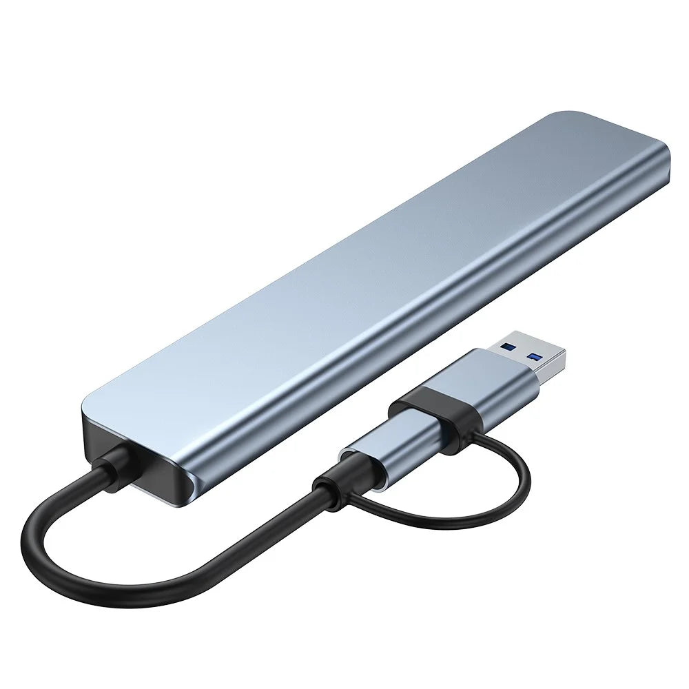 2217TU 7-in-1 Laptop Tablet USB Hub Expansion Dock USB 3.0  /  USB-C Multi-Port Adapter - 7