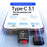 Mini USB 3.1 Type C Card Reader for TF Cards Up to 2TB Compatible with MAC OS / Windows / Linux / Android - Black - 4