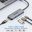 QGEEM UH04-1 4 In 1 Type C Hub USB 3.0 Docking Station with 4K HD PD 100W Charging Port - 2