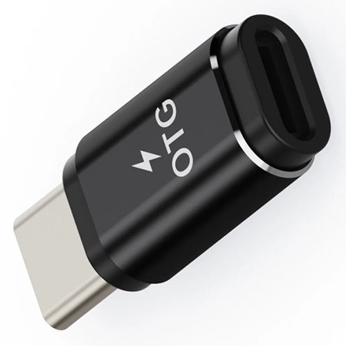Female iP to Male Type-C Adapter Charging / Microphone Converter for Type-C Phones / Tablets - 1