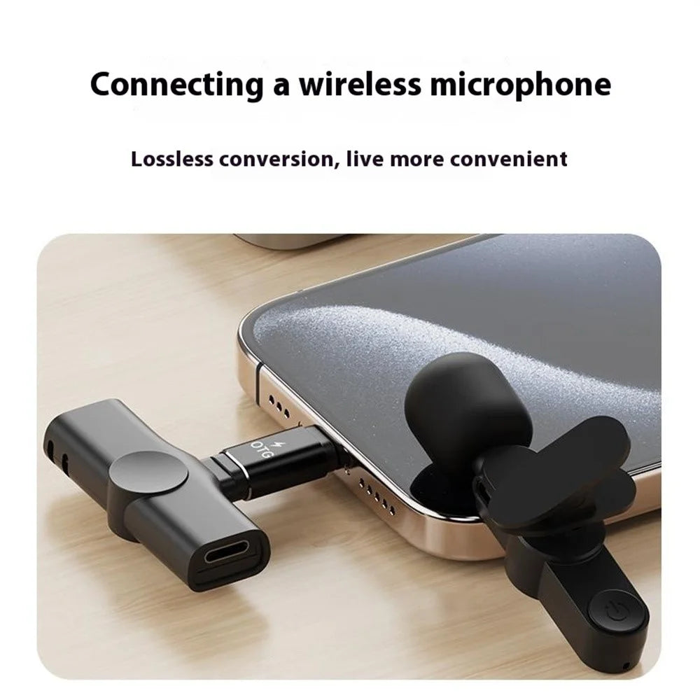 Female iP to Male Type-C Adapter Charging / Microphone Converter for Type-C Phones / Tablets - 4