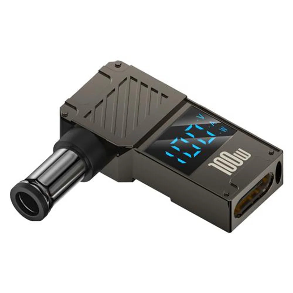PD 100W Laptop Charging Adapter Type-C to DC 6.0x4.4mm Digital Display Fast Charging Converter - 1