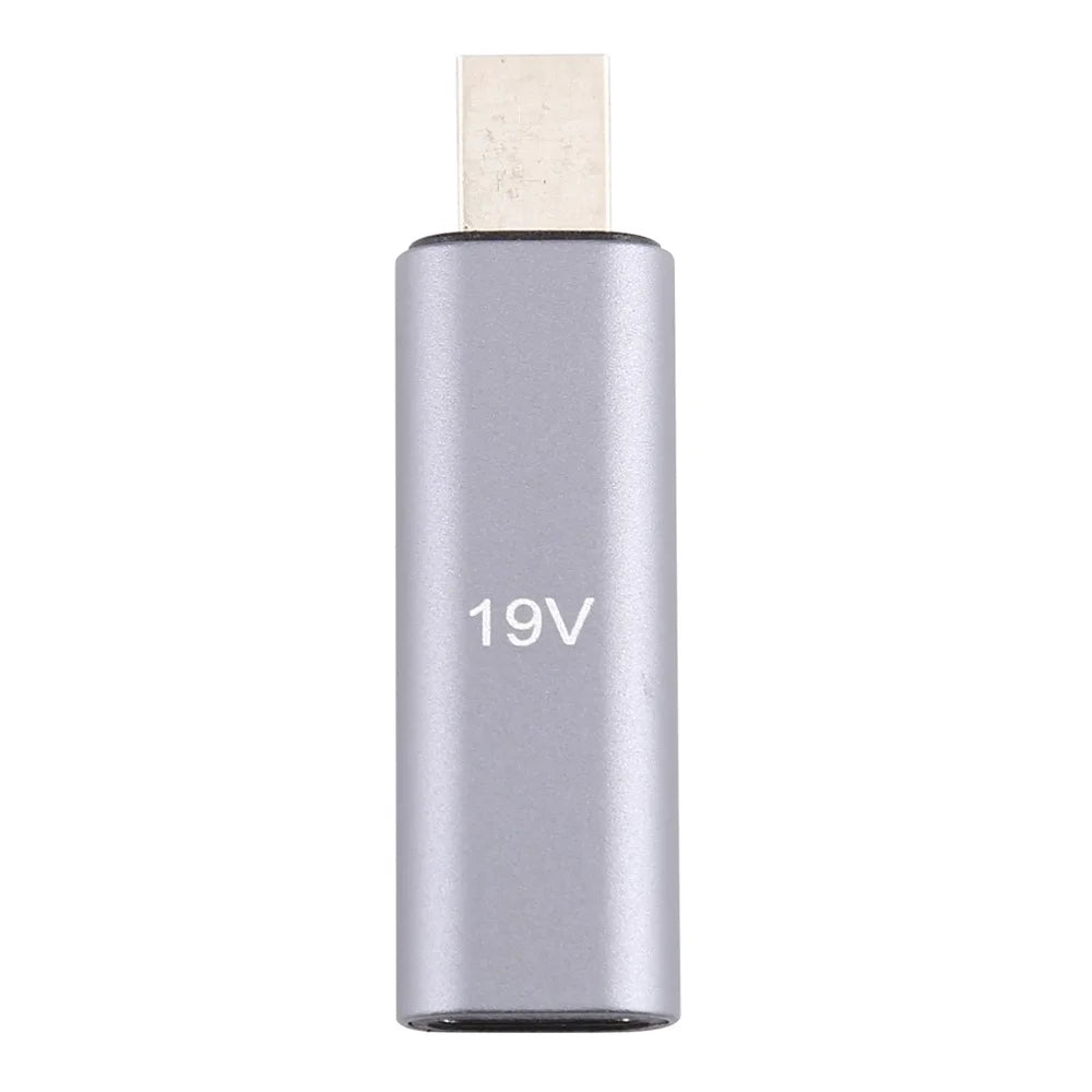 19V Type C Female to PD Male Aluminum Alloy Adapter Converter for ASUS - Silver - 3