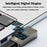 PD 100W Laptop Charging Adapter Type-C to DC 7.9x0.9mm Digital Display Fast Charging Converter - 7