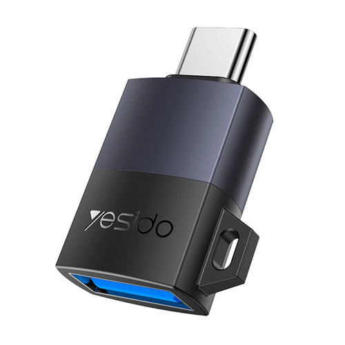 YESIDO GS31 OTG Adapter USB 3.0 to Type-C 18W Fast Charging Aluminum Alloy Converter - 1