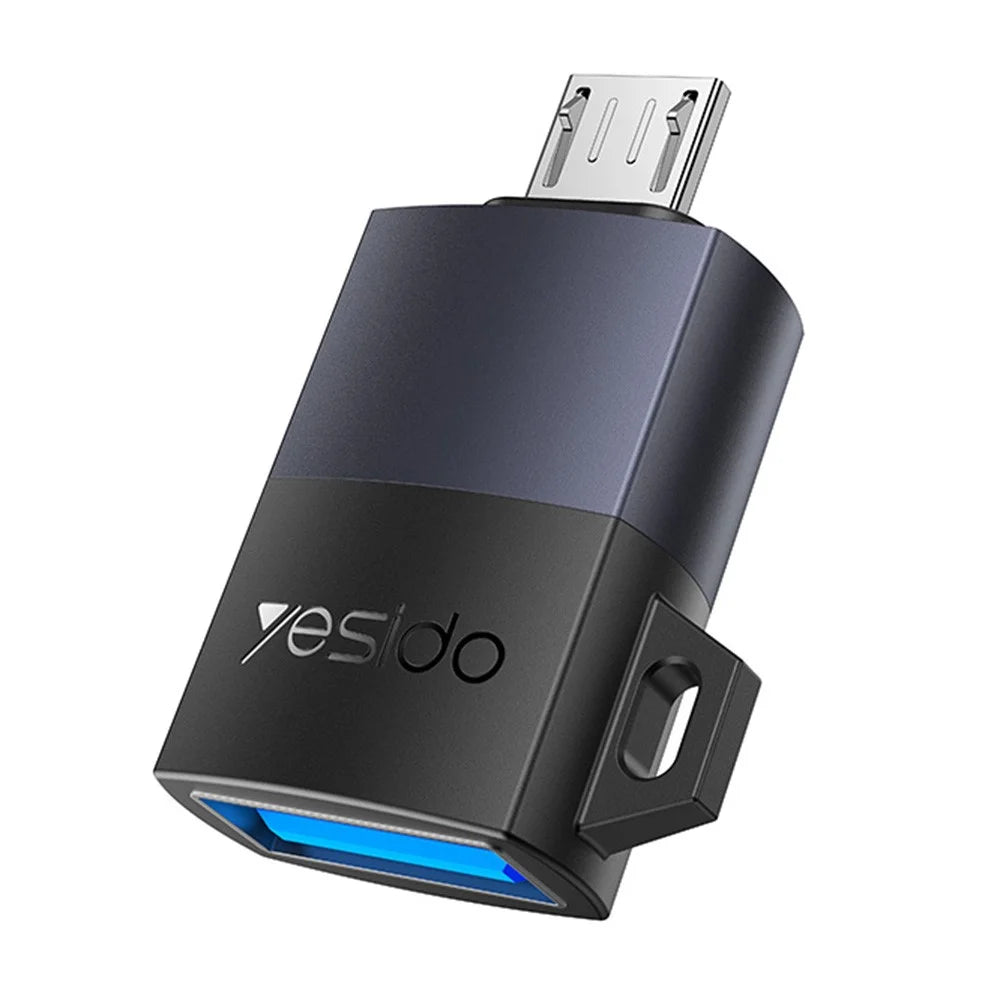 YESIDO GS33 USB Female to Micro USB Male Converter 480Mbps Data Transfer OTG Adapter - 1