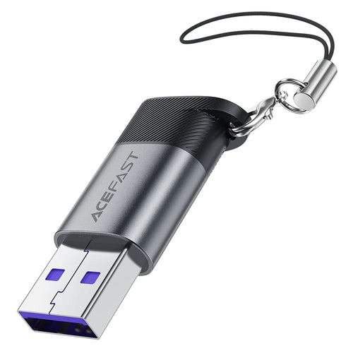 ACEFAST J8 USB-C Female to USB-A Male Adapter 10Gbps Data Transfer Fast Charging Converter - 1