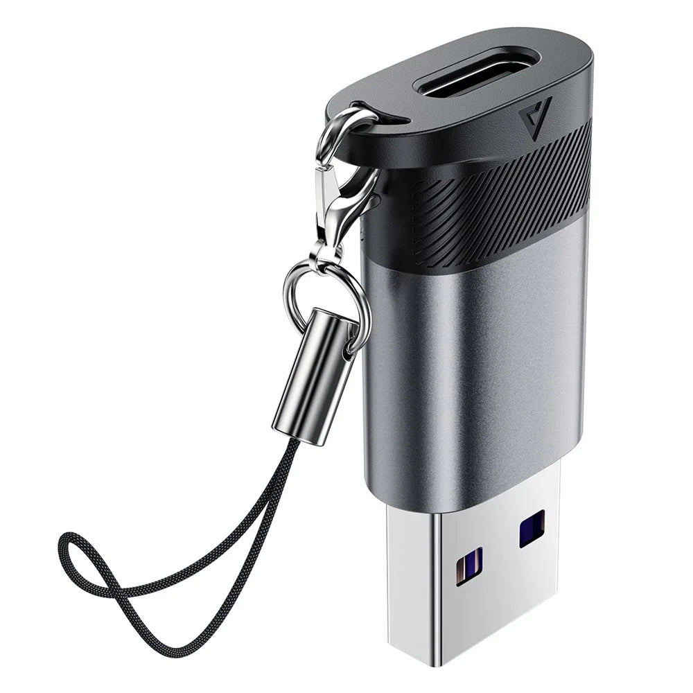 ACEFAST J8 USB-C Female to USB-A Male Adapter 10Gbps Data Transfer Fast Charging Converter - 3