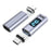 240W Magnetic Type C to Type C 16K HD Video Converter Digital Display 80Gbps Data Transfer Adapter - Straight Head - 1