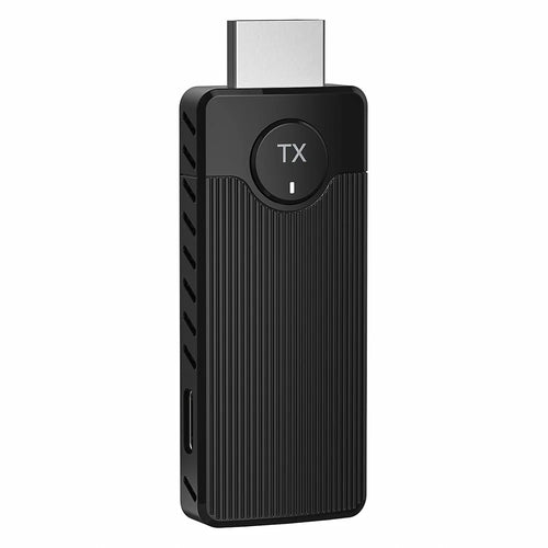 Q50 Vertical Stripe 60HZ 5G High-Speed Point-To-Point Dual Mode Wireless Screen Mirroring Adapter - Black - 1