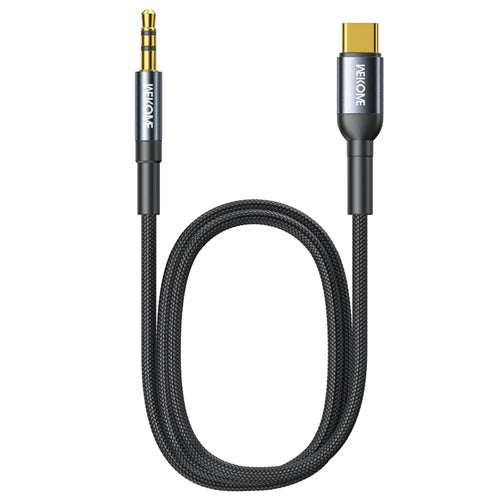 WEKOME WDC-196 Geeker Type-C to 3.5mm AUX Audio Adapter Cable with DAC Chip, 1.2M Length - 1
