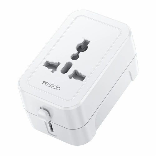 YESIDO MC32 Universal Travel Adapter Multi-Nation Compatibility 1380W Global Plug Converter - 1