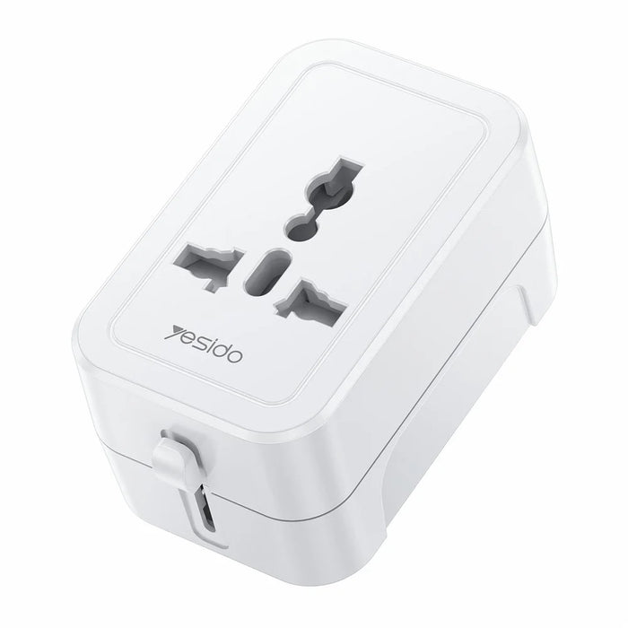 YESIDO MC32 Universal Travel Adapter Multi-Nation Compatibility 1380W Global Plug Converter - 1