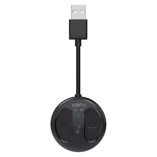 LE524 USB Bluetooth-Compatible 5.4 Audio Transmitter 50m Range Dual Connection Adapter for TV PC - 1