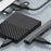 8-Pin / USB / Type C 3 in 1 to 5 Ports USB Hub Smartphones Tablets 15W Charging Data Transfer Adapter - Grey - 5