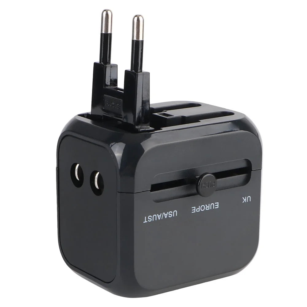 PD 20W Universal Travel Adapter UK / EU / US Plug Dual USB + PD 20W Charging International Charger - 4