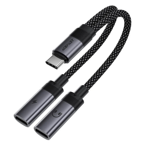 ACEFAST J14 Audio Adapter Splitter Cable USB-C Charging Listening Converter Cable - 1