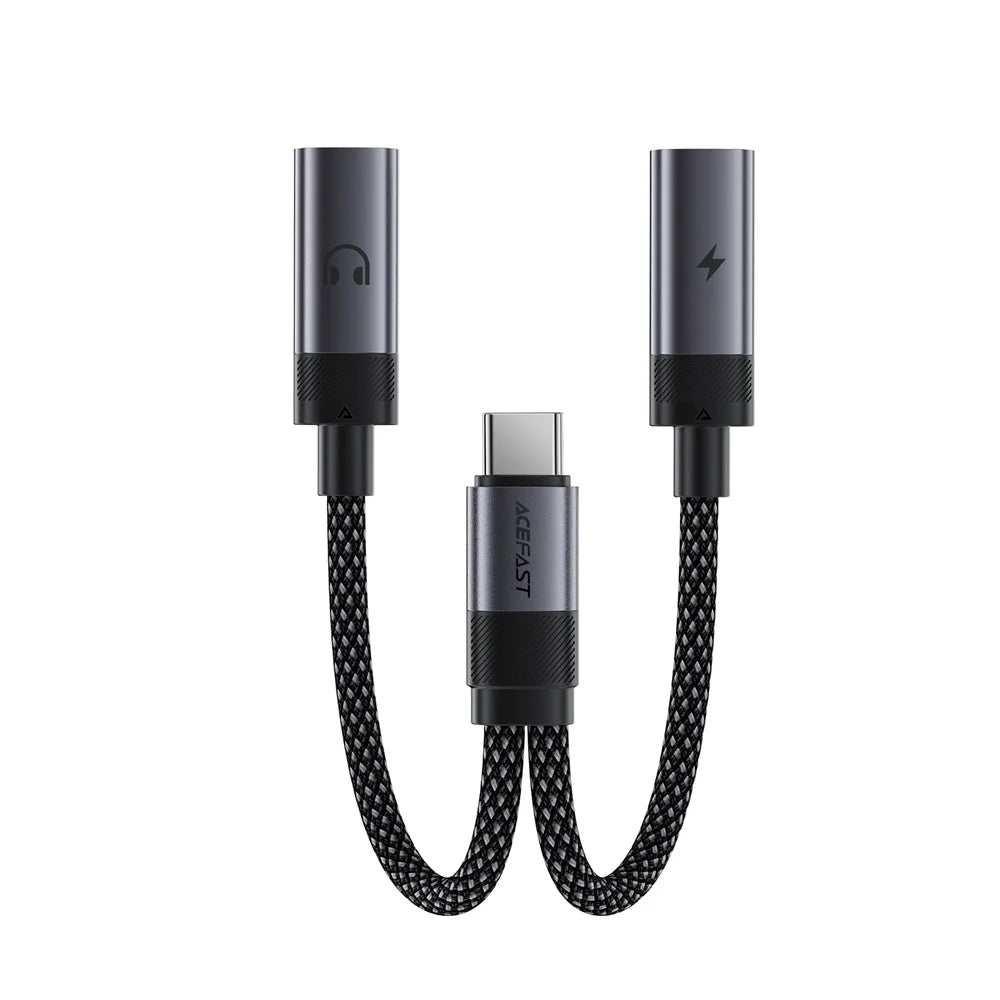 ACEFAST J14 Audio Adapter Splitter Cable USB-C Charging Listening Converter Cable - 2