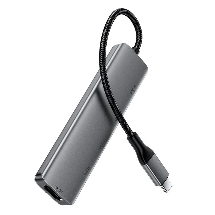 ACEFAST J18 6 in 1 USB-C Hub 4K 60Hz HD PD 90W Fast Charge Docking Station with SD / TF Card Slot - 3