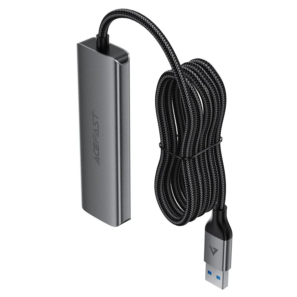 ACEFAST J17 4 in 1 USB Hub 5Gbps High Speed Data Transfer USB 3.0 Docking Station with 1m Cable - 2