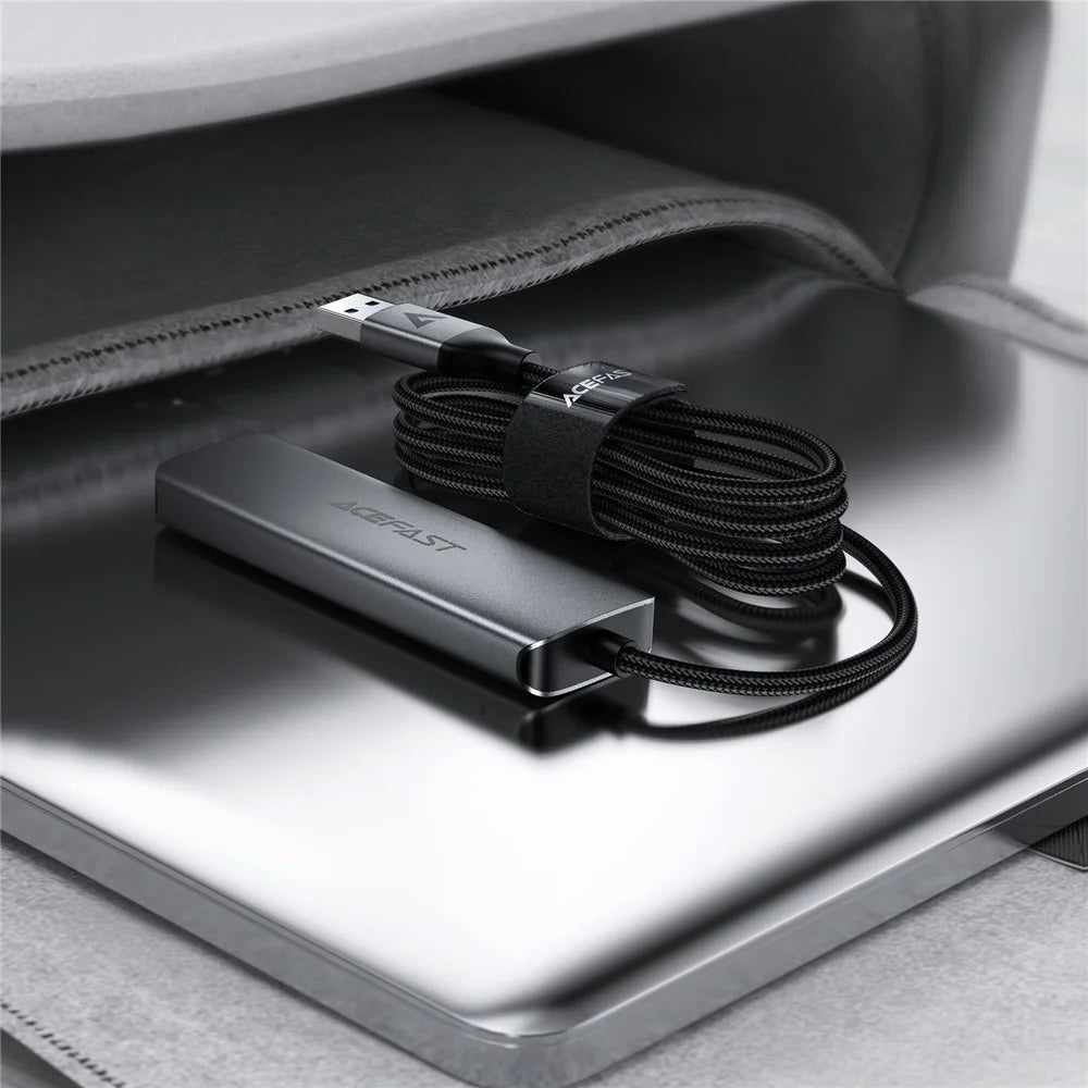 ACEFAST J17 4 in 1 USB Hub 5Gbps High Speed Data Transfer USB 3.0 Docking Station with 1m Cable - 7
