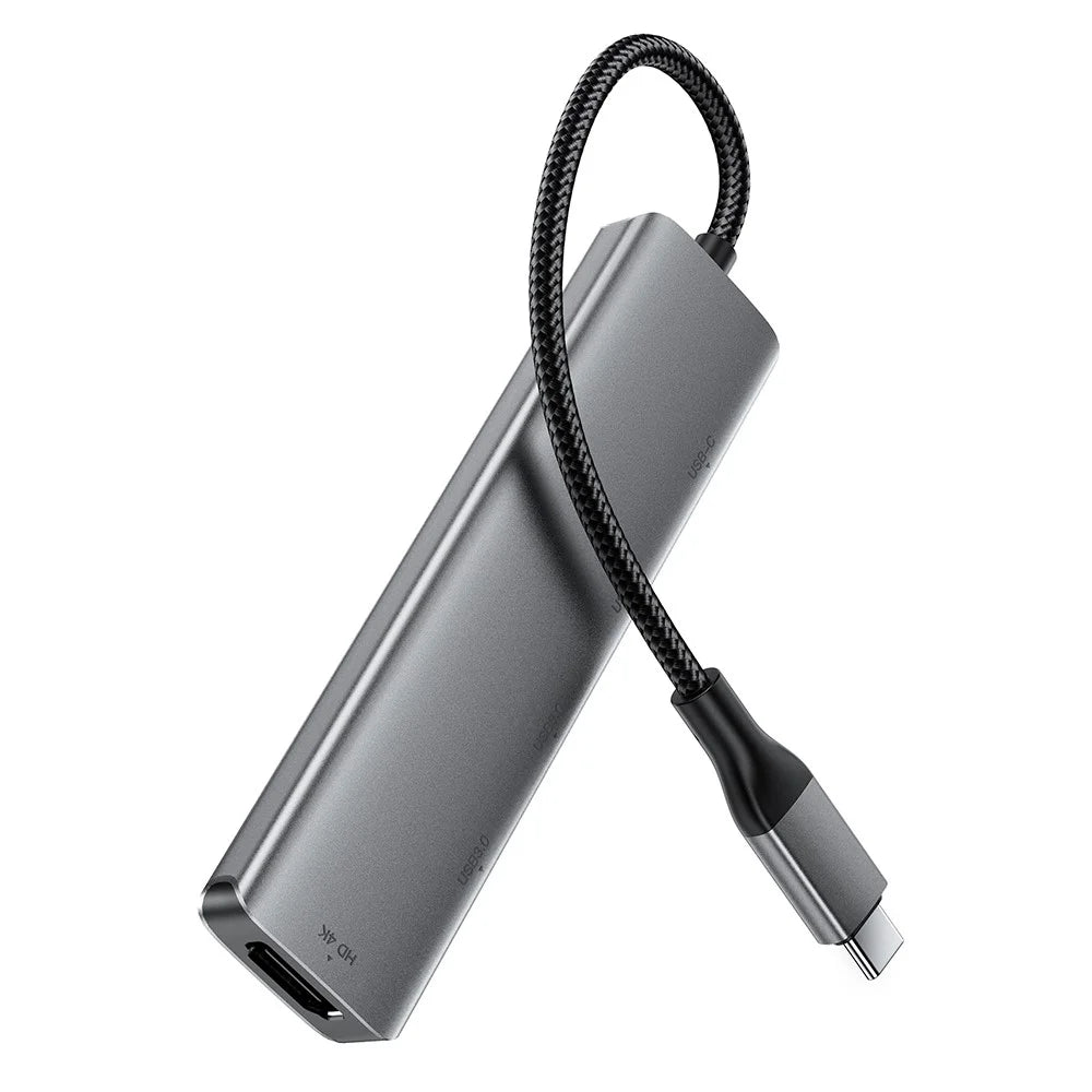 ACEFAST J16 5 in 1 USB-C Hub 4K HD PD 90W Fast Charging 5Gbps Data Transfer Docking Station - 3