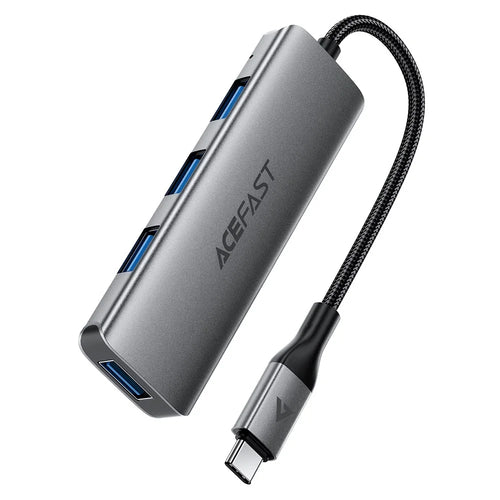 ACEFAST J15 4 in 1 USB-C Hub 5Gbps High Speed Data Transfer USB 3.0 Docking Station Plug and Play - 1