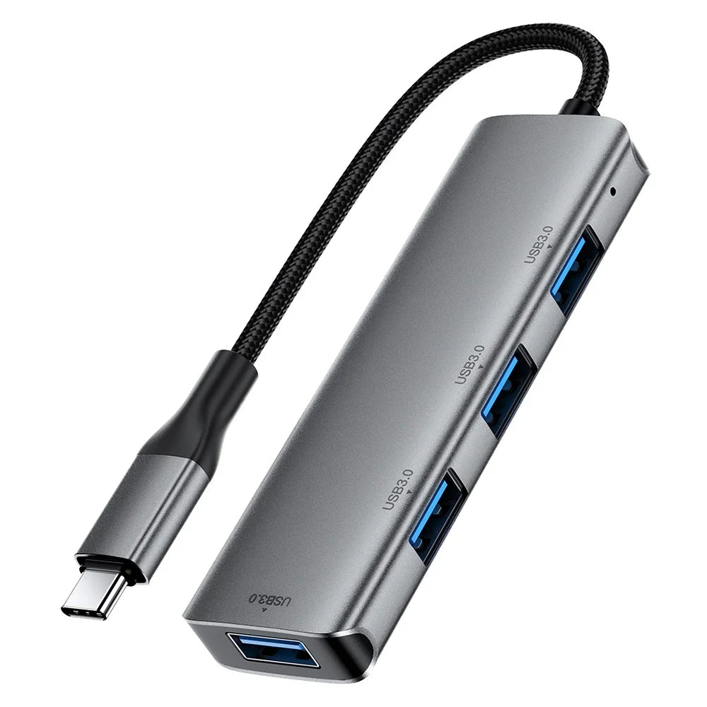 ACEFAST J15 4 in 1 USB-C Hub 5Gbps High Speed Data Transfer USB 3.0 Docking Station Plug and Play - 4