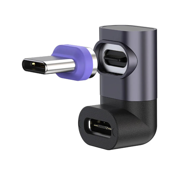 SIKAI 240W PD 3.1 Magnetic Charging Adapter Type-C Fast Charge Data Transfer Connector - U-Shaped Adapter With Magnetic Head - 1