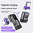 SIKAI 240W PD 3.1 Magnetic Charging Adapter Type-C Fast Charge Data Transfer Connector - U-Shaped Adapter With Magnetic Head - 2