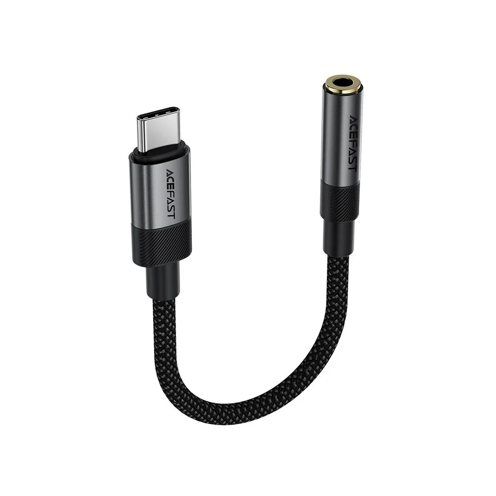 ACEFAST J12 USB-C to 3.5mm Audio Adapter High-Fidelity Audio Converter - Black - 4