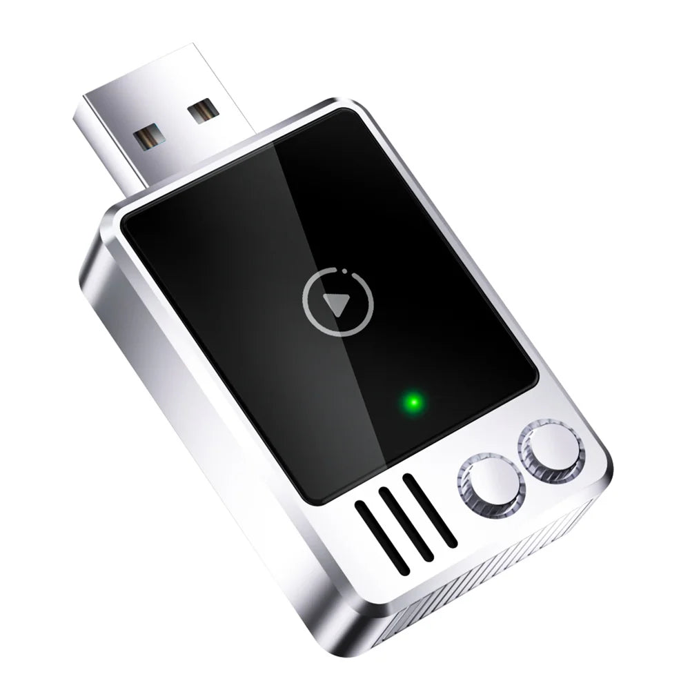 Wired to Wireless CarPlay Adapter for iPhone 2.4/5.8G Dual Band WiFi Bluetooth-compatible USB Dongle - 1