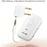 COTECI MS-046 2 in 1 Wireless Audio Receiver / Transmitter 3.5mm Audio Adapter Support Dual Headphone Connection - White - 2
