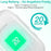 COTECI MS-046 2 in 1 Wireless Audio Receiver / Transmitter 3.5mm Audio Adapter Support Dual Headphone Connection - White - 3