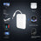 BF02 BT 5.3 Transmitter Wireless Adapter for Airplane  /  TV  /  Gym Audio Devices Supports 2 Earbuds / Headphones - White - 4