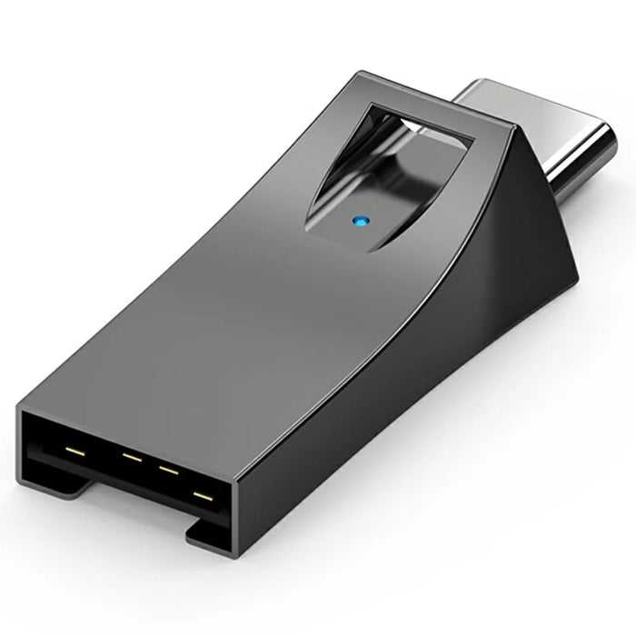 USB-A / USB-C 2 in 1 TF Card Reader for Phones / Tablets / Computers Memory Card Reader Compatible with iOS / Android / Mac - Grey - 1