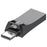 USB-A / USB-C 2 in 1 TF Card Reader for Phones / Tablets / Computers Memory Card Reader Compatible with iOS / Android / Mac - Grey - 2