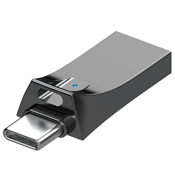 USB-A / USB-C 2 in 1 TF Card Reader for Phones / Tablets / Computers Memory Card Reader Compatible with iOS / Android / Mac - Grey - 2