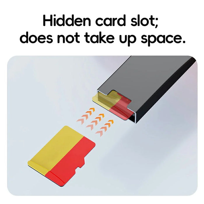 USB-A / USB-C 2 in 1 TF Card Reader for Phones / Tablets / Computers Memory Card Reader Compatible with iOS / Android / Mac - Grey - 3
