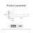 COTECI 33011 iP (5-14) USB OTG Adapter 2-in-1 Male to USB Female Adapter Charger Cable for iPhone iPad Camera U Disk - 5