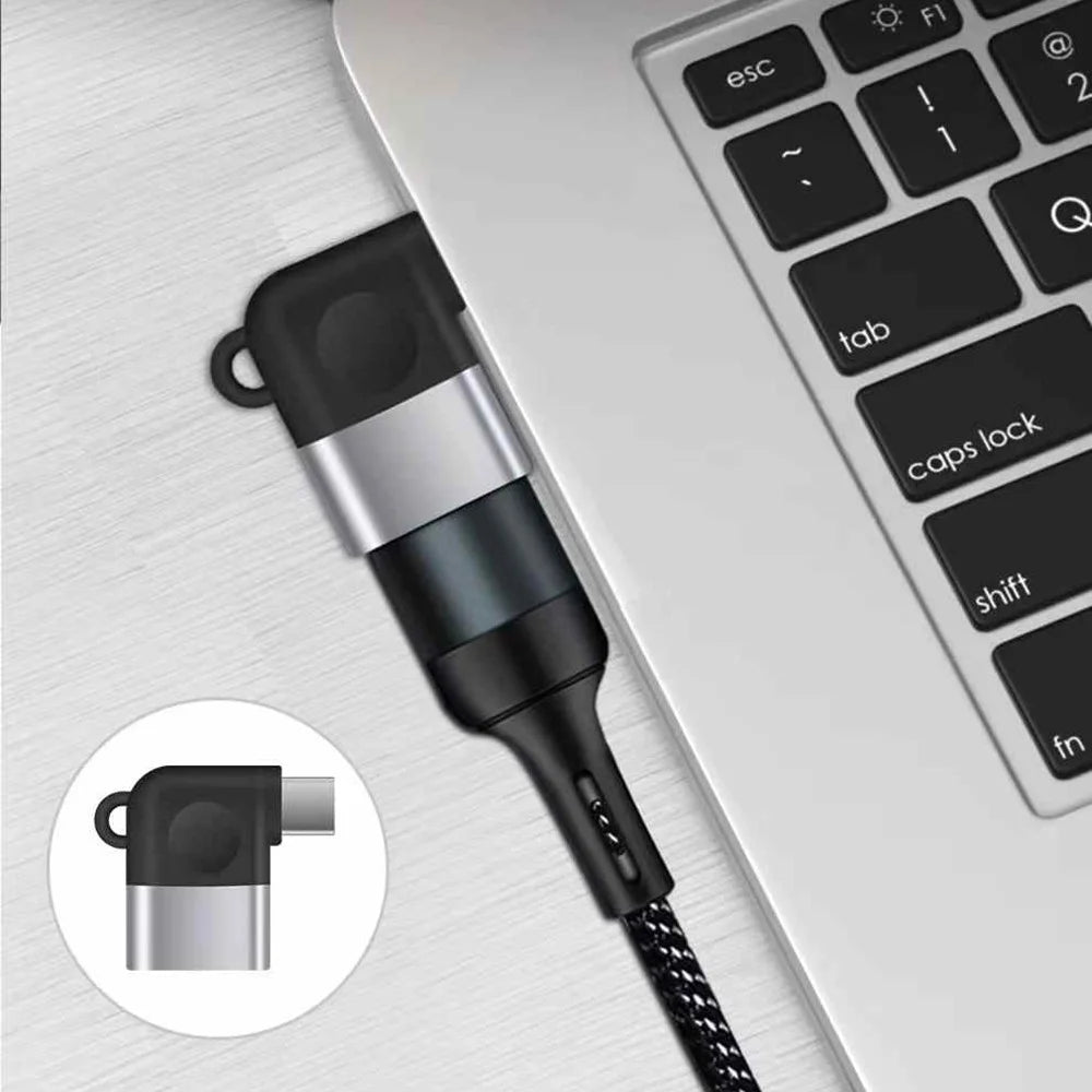COTECI 87615 USB-C to HD 4K 30Hz Adapter Aluminum Alloy Converter for Laptop Phone - Grey - 4
