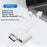 103TPro 3 in 1 Type-C / iP / USB-A Adapter SD TF Card Reader for iPhone iPad MacBook Samsung - White - 2