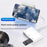 103TPro 3 in 1 Type-C / iP / USB-A Adapter SD TF Card Reader for iPhone iPad MacBook Samsung - White - 5