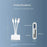 103TPro 3 in 1 Type-C / iP / USB-A Adapter SD TF Card Reader for iPhone iPad MacBook Samsung - White - 6