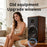 Bluetooth-Compatible 5.4 Audio Receiver 3.5mm Clip-on Wireless Adapter with OLED Display - Black - 6