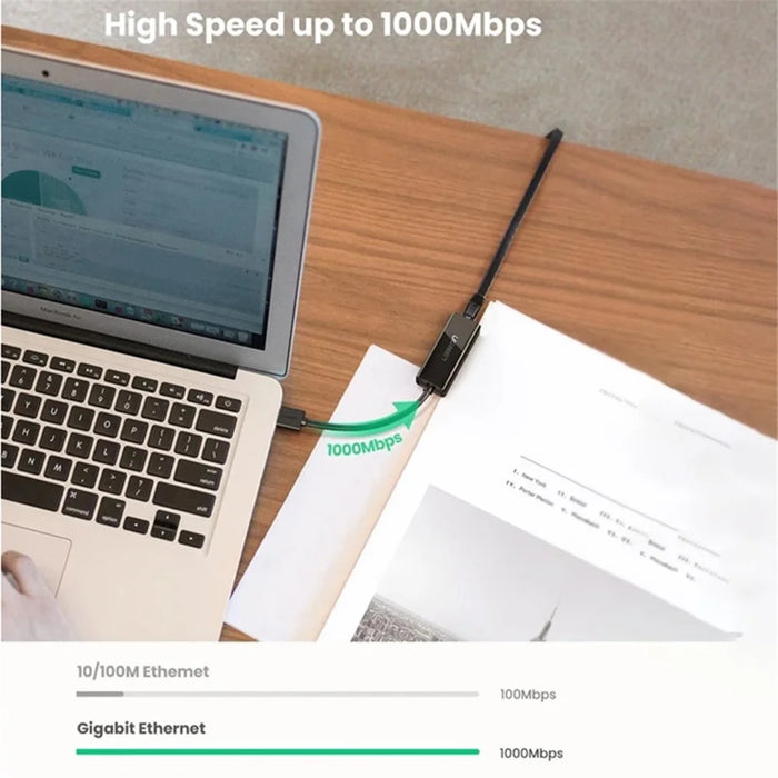 UGREEN USB Ethernet Adapter USB 3.0 Network Card to RJ45 Lan for PC Windows Laptops - 3